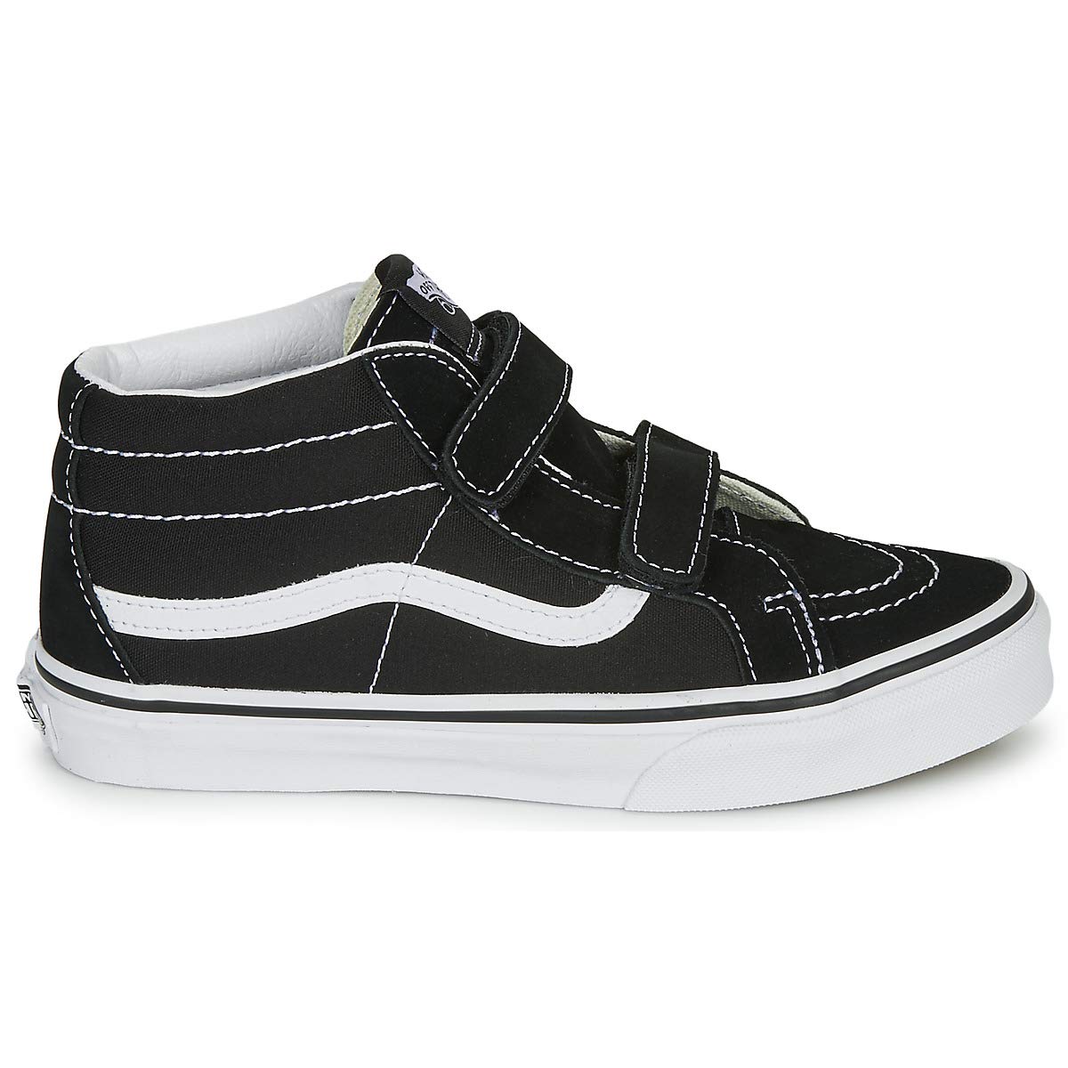 Vans Kids SK8-Mid Reissue V (Big Kid) Black White Size 5 Big Kid