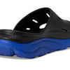 Hoka Unisex Ora Recovery Slide 22 Black/Ultramarine Men's 10, Women's 12