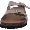 Skechers Womens Faux Suede Slip-On Footbed Sandals Taupe 9 Medium (B,M)