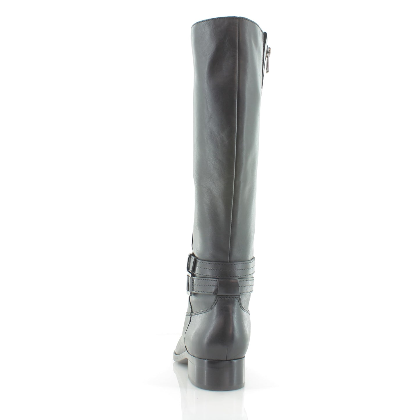 Naturalizer Reid Wide Shaft Black Leather 9.5 M (B)