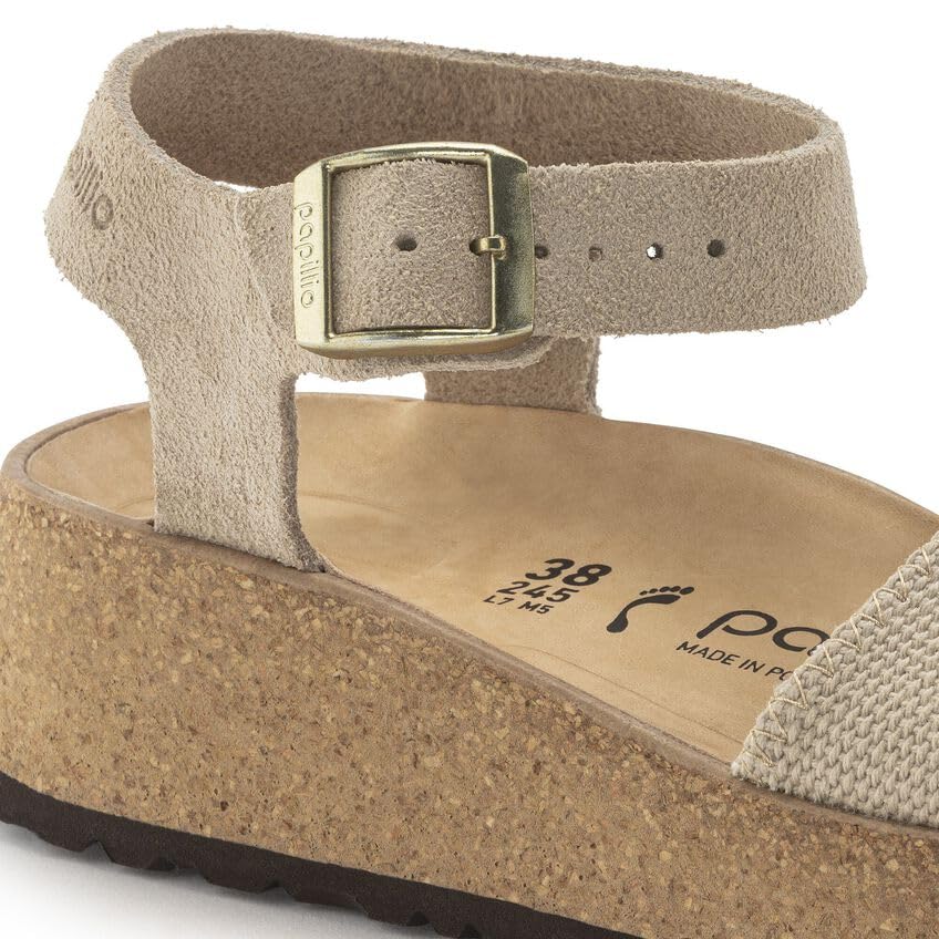 Birkenstock Women's Glenda Papillio Canvas/Suede Sandals