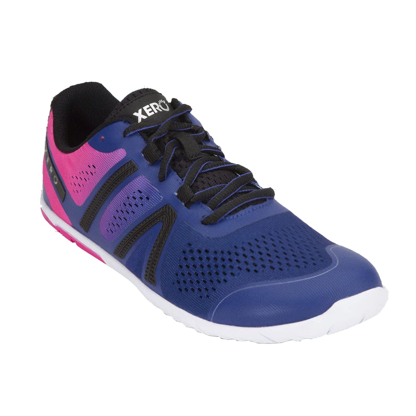 Xero Shoes Women's HFS Original Barefoot Running Shoes, Sodalite Blue/Pink Glow, 6