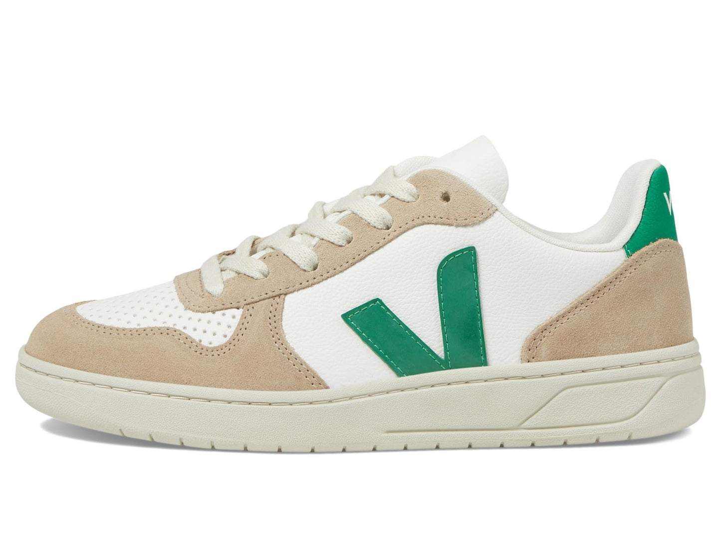 VEJA Women V-10 Extra White/Emeraude/Sahara EU 40 (US Women's 9) Medium