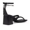 Free People Parker Chain Heels for Women - Adjustable Buckle Closure with Leather Insole, Gorgeous and Fashionable Heels Black EU 38.5 (US Women's 8.5) M