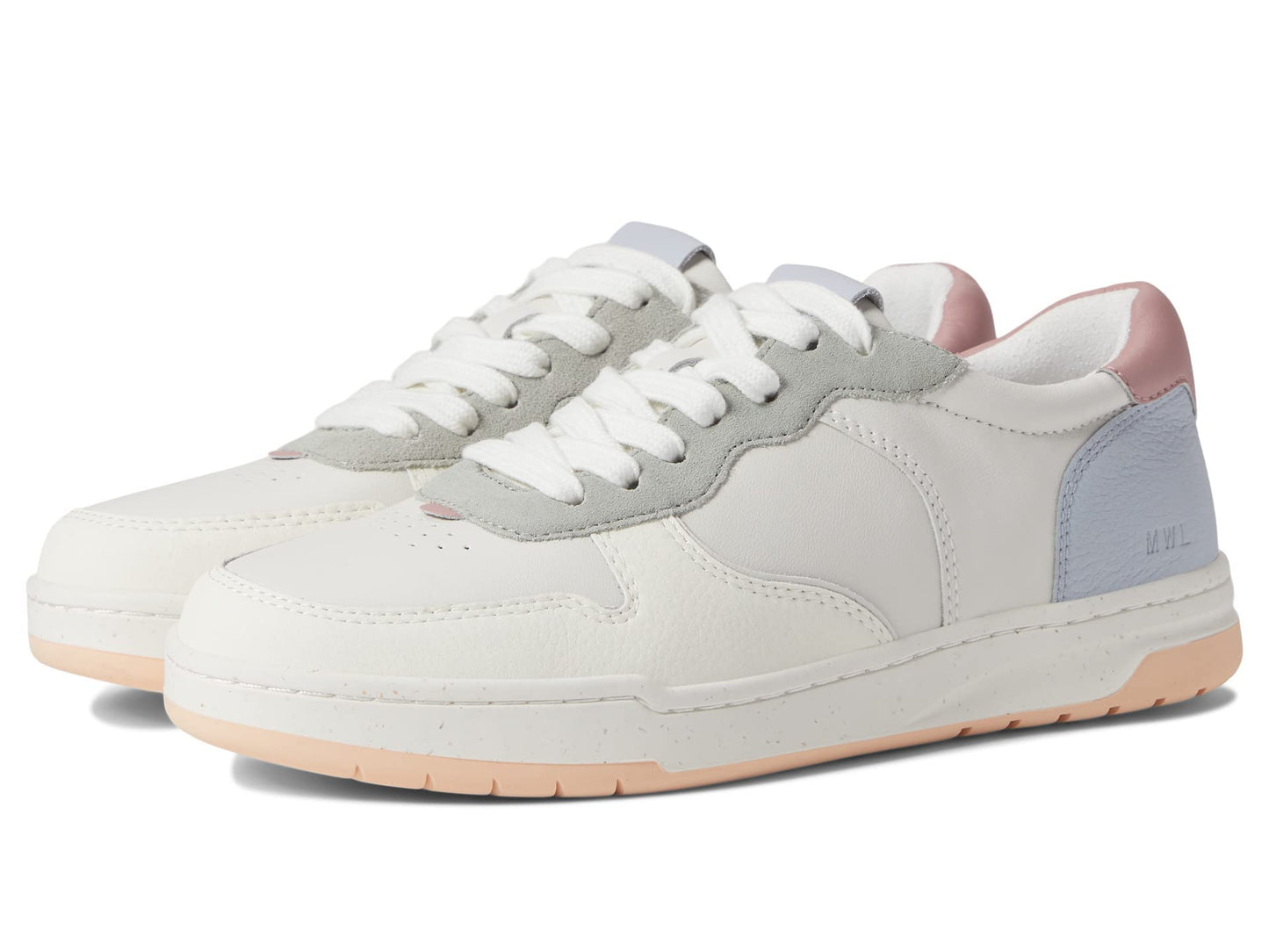 Madewell Court Low-Top Sneakers in Pastel Colorblock Morning Mist Multi 5 M