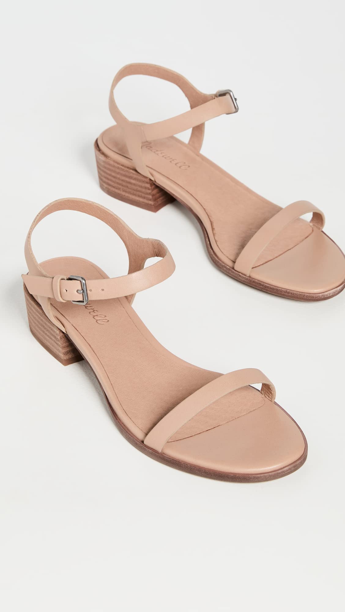 Madewell The Louise Sandal in Leather Earthen Sand 7.5 M