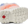 Hunter Intrepid Rainbow Faux Fur Snow Boot (Toddler/Little Kid) White Willow/Multi 5 Toddler M