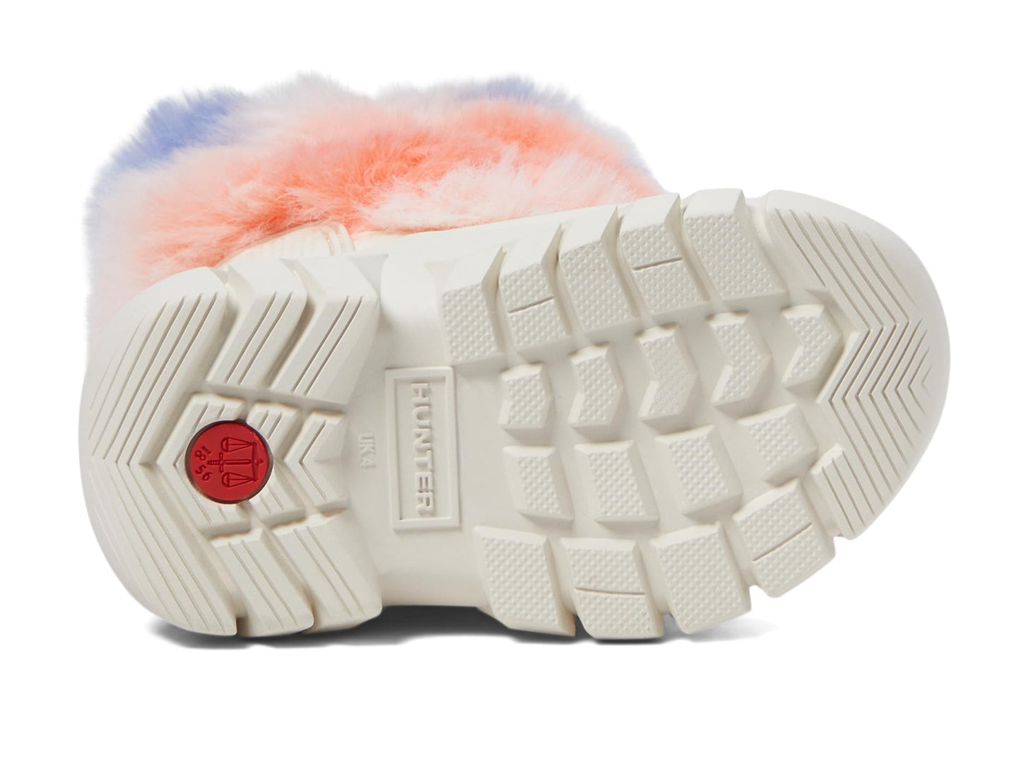 Hunter Intrepid Rainbow Faux Fur Snow Boot (Toddler/Little Kid) White Willow/Multi 5 Toddler M