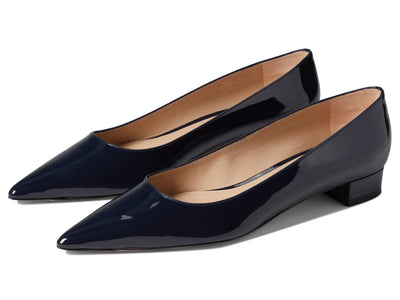 Stuart Weitzman Womens Stuart Flat Nice Blue 6 B