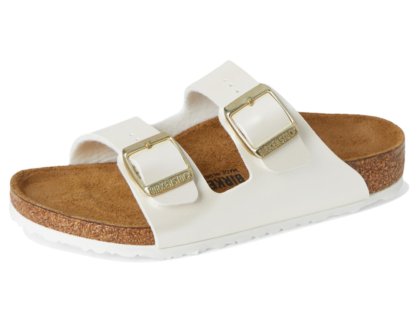 Birkenstock Arizona (Toddler/Little Big Kid) Sandal, Pearl Electric Metallic, 2-2.5 Narrow Unisex