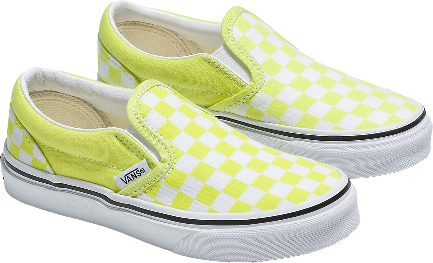 Vans - Kids Classic Slip-On Shoes, Color Evening Primrose, Size: 3 M US Little Kid