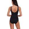 Lauren Ralph Lauren Beach Club Solids Ring Front Underwire One-Piece Black 10