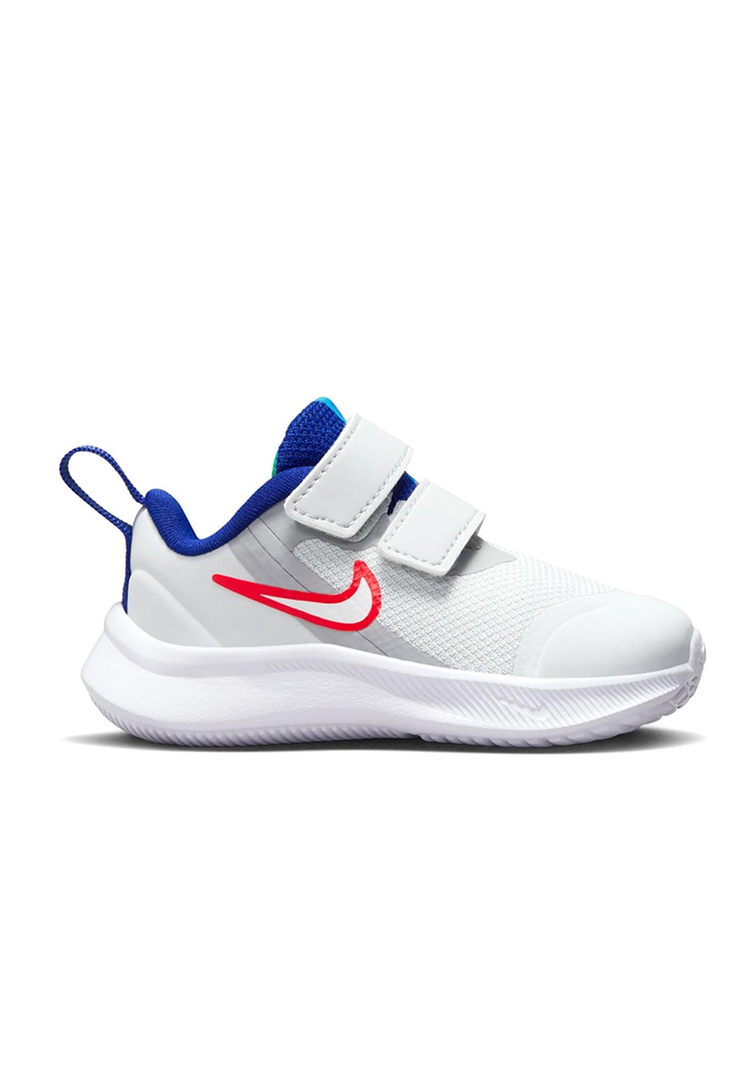 Nike Unisex-Child Star Runner 3, Platinum Pure/White-lt Crimson, 7 Toddler