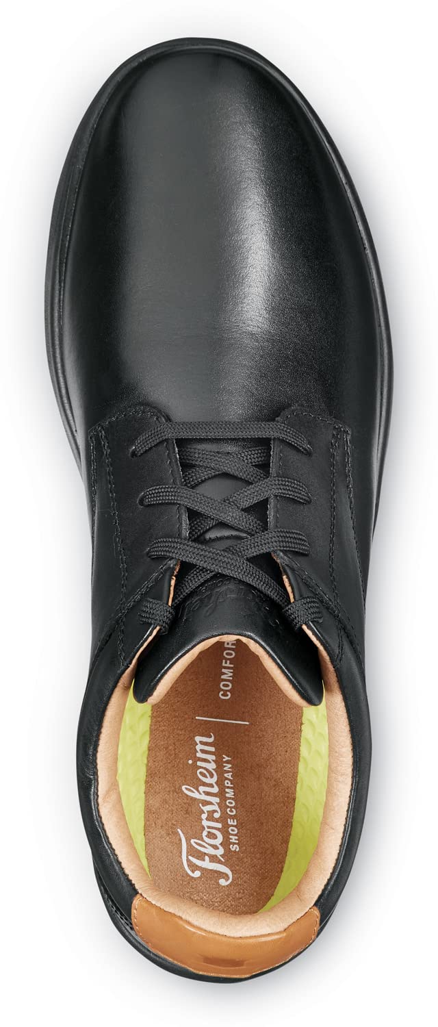 Florsheim Crossover Work, Men's, Black, Soft Toe, EH, MaxTrax Slip Resistant, Casual Oxford Work Shoe, 12 XX-Wide