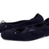 Stuart Weitzman Bardot Bow Flat Nice Blue 9 B
