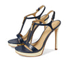 Michael Kors Berkley Stiletto Platform Navy 5.5 M