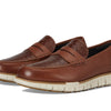 Cole Haan Men's Zerogrand Remastered Penny Loafers, Woodbury Stamped/Ancient Scroll, 9-M US