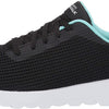 Skechers Women's Go Walk Joy Upturn, Black/Aqua, 5.5