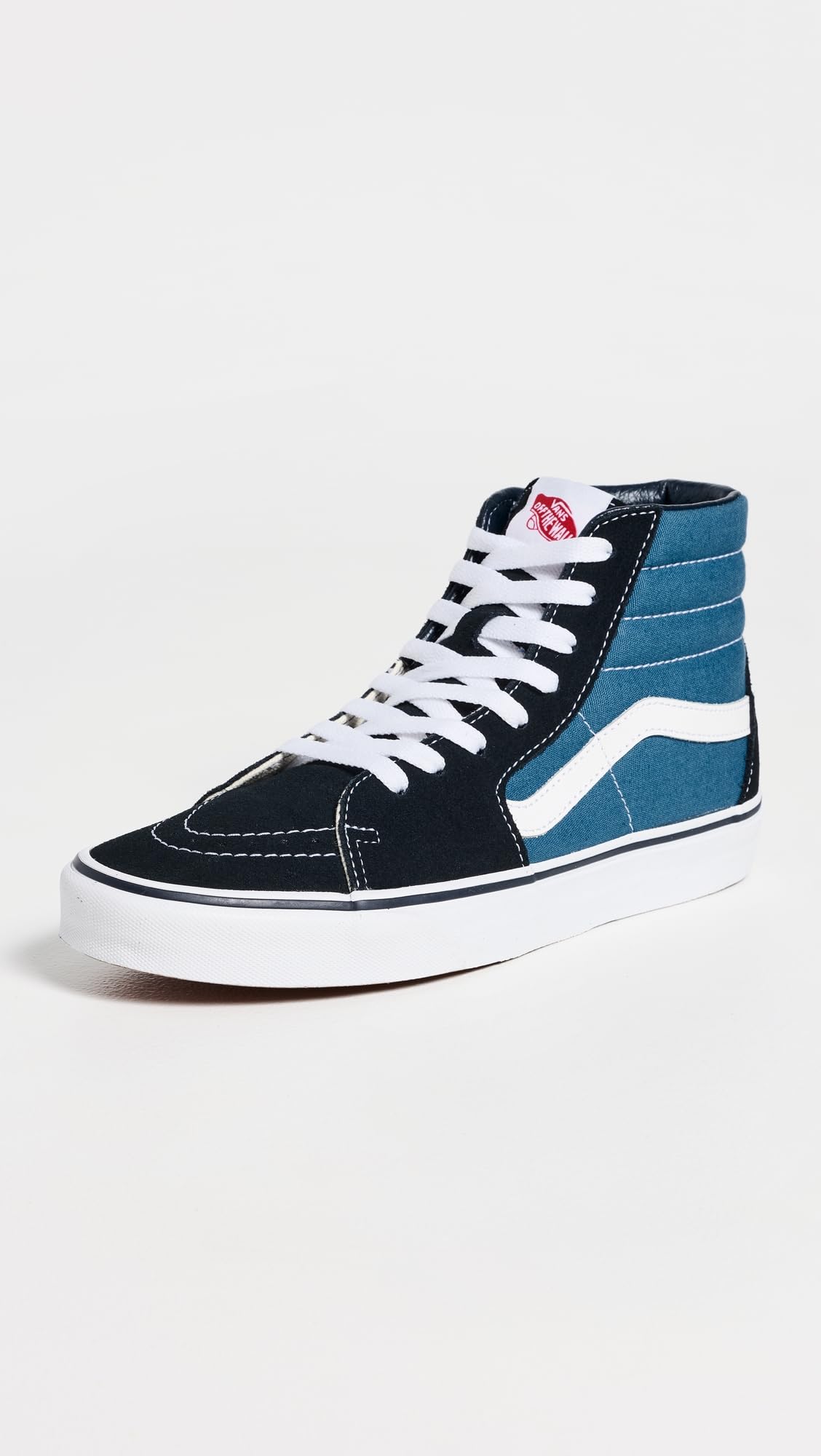 Vans U Sk8-Hi Unisex Sneakers, Navy, 9.5 US Women/8 US Men