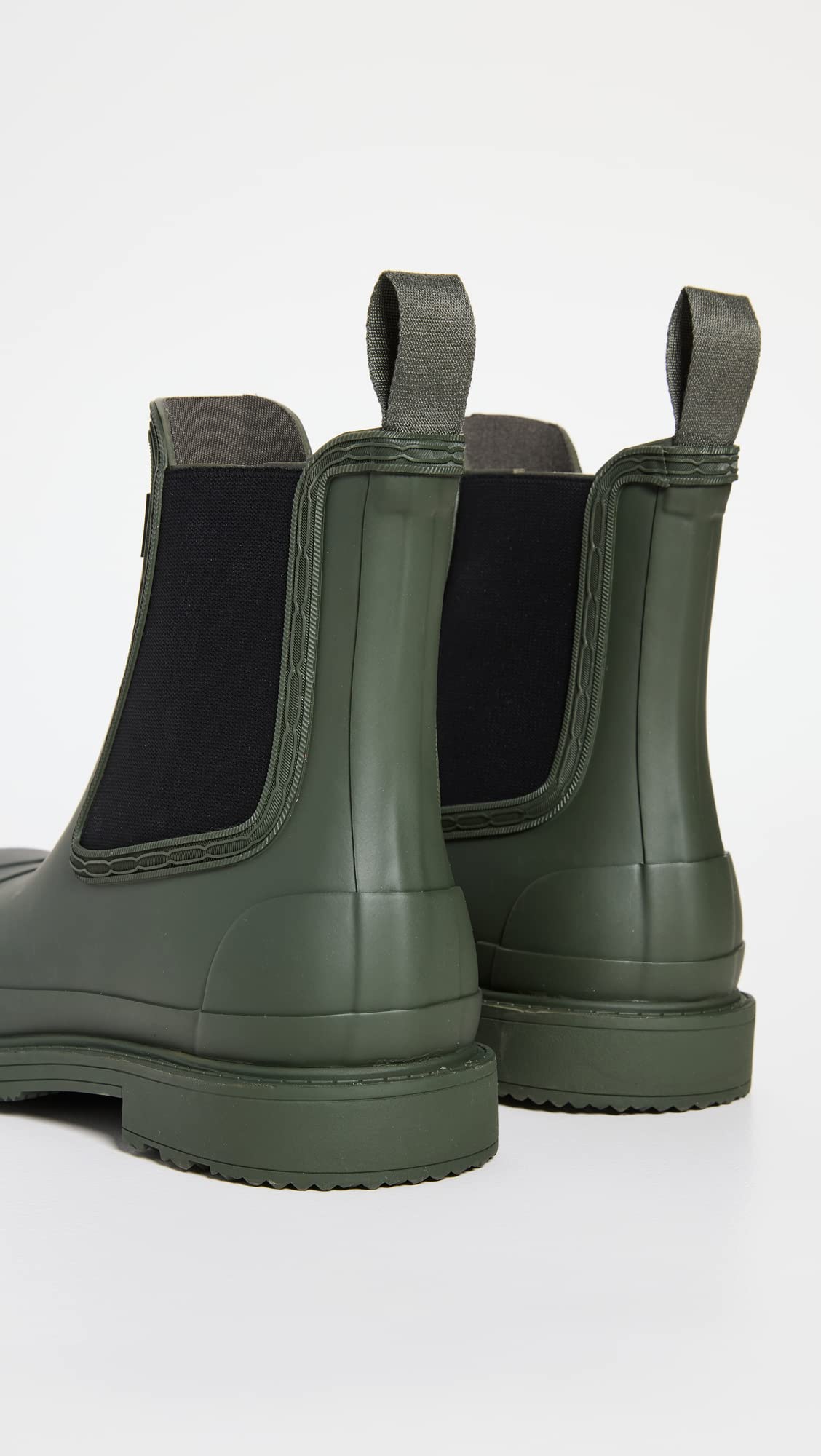 Hunter Boots Men's Men's Commando Chelsea Boots, Dark Olive, Green, 13 Medium US
