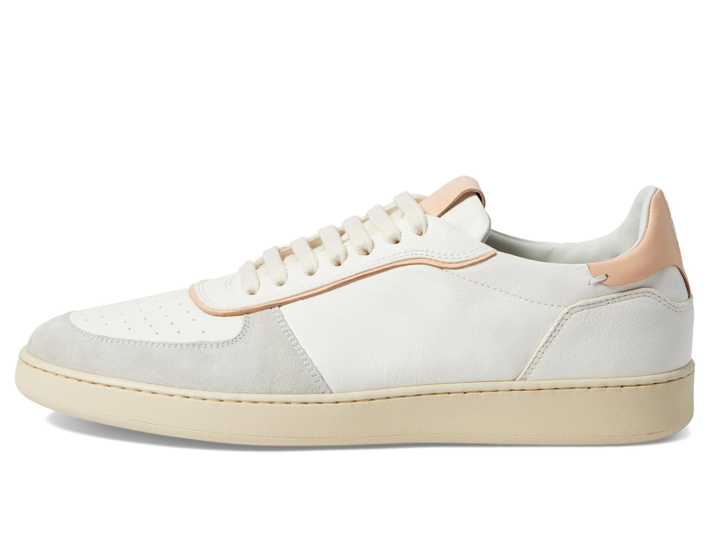 Stuart Weitzman Women's Derby Sneaker, Light Grey/White/Pink, 9