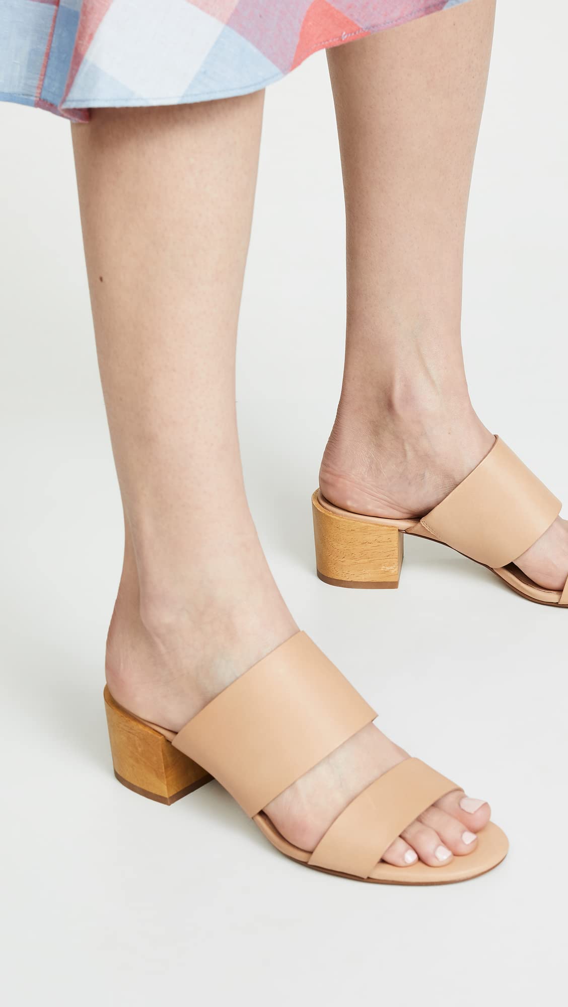 Madewell Women's The Kiera Mule Sandals, Vintage Beige, Tan, 7.5 Medium US
