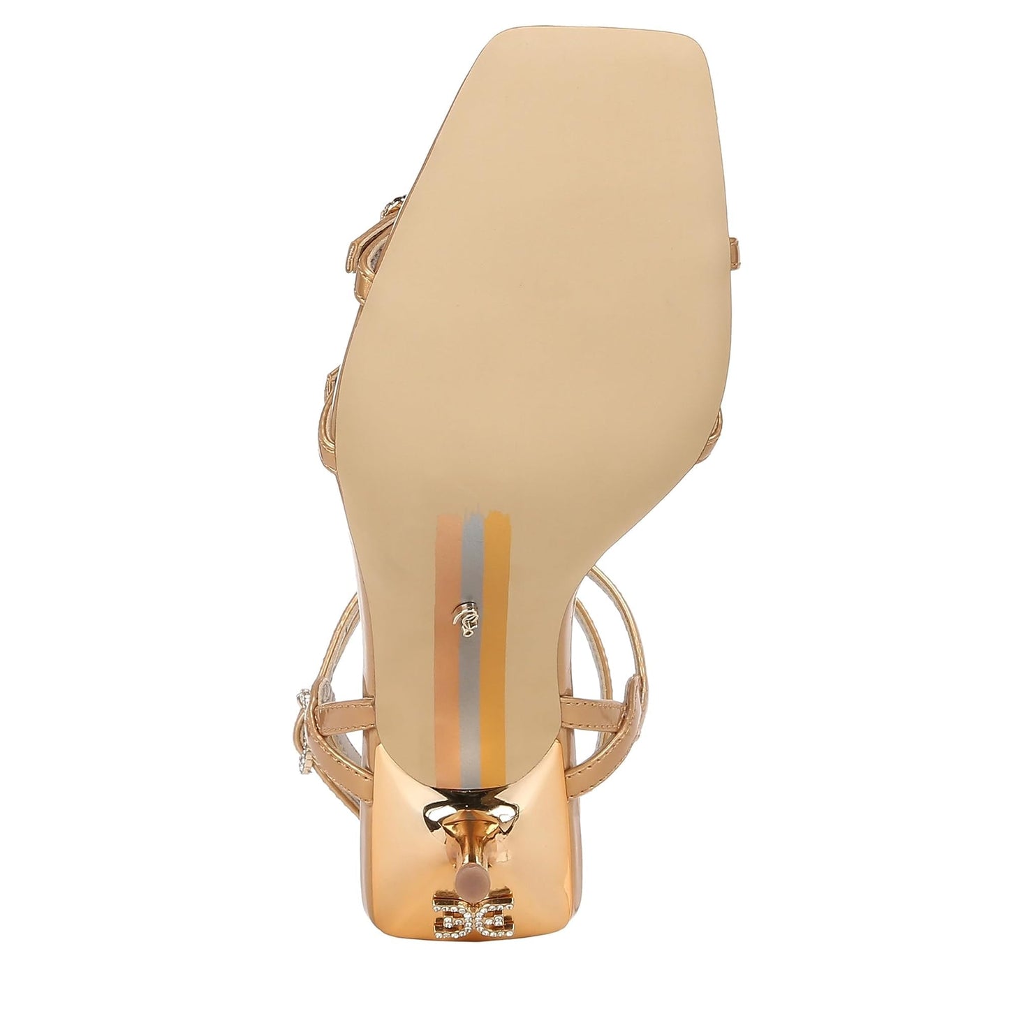 Sam Edelman Trevin Heeled Sandal Cava Gold 7.5 Medium