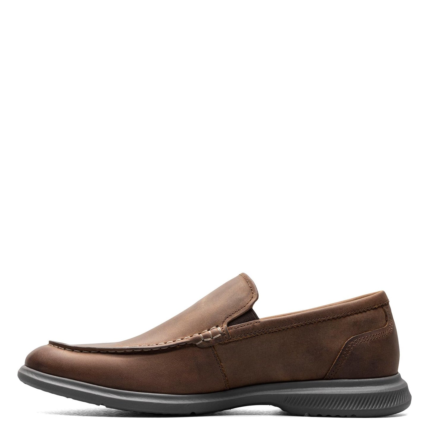 Florsheim Hamptons Moc Toe Venetian Loafer Brown Crazy Horse 12 W (3E)