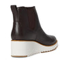 Cole Haan Women's Zerogrand City Wedge Boot Fashion, Dark Chocla/Ivory Waterproof, 10