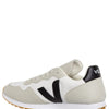 VEJA Men's SDU Rec Sneaker, White/Black/Natural, 11.5