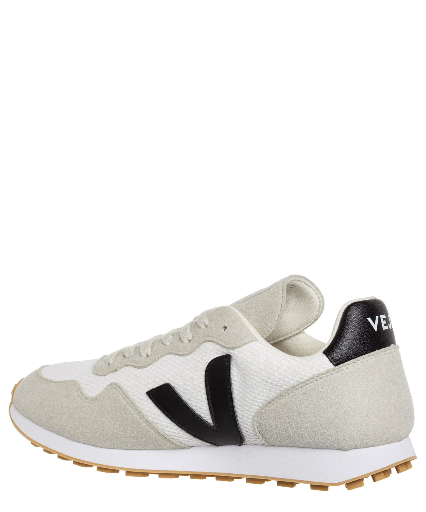 VEJA Men's SDU Rec Sneaker, White/Black/Natural, 11.5