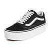 Vans UA Old Skool Stackforms, Black/True White, 5 US Women/3.5 US Men