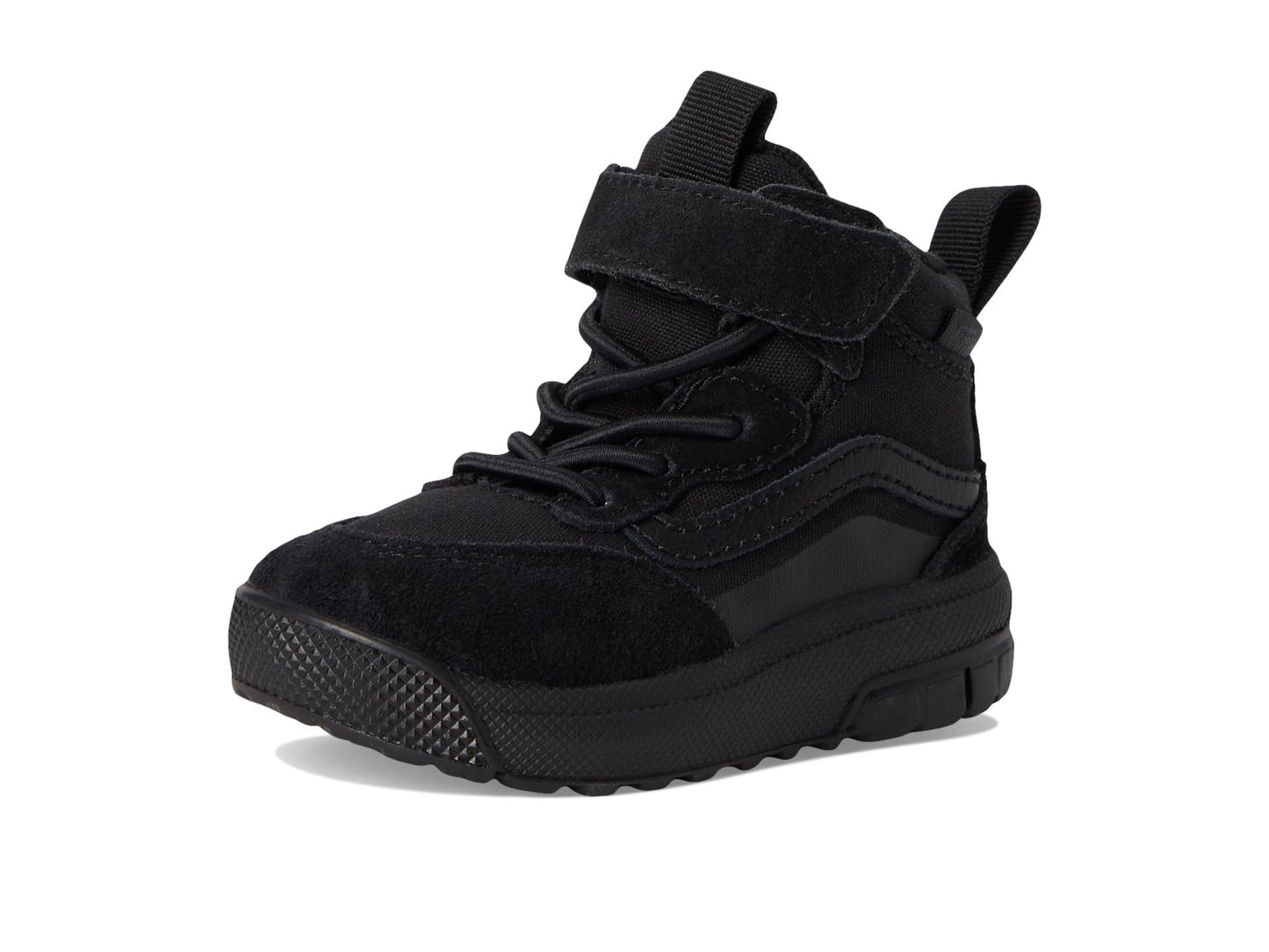 Vans Kids MTE Mini Crest (Infant/Toddler) Sneaker, Black/Black, 10 US Unisex