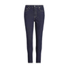 Lauren Ralph Lauren Womens High Rise Dark Wash Straight Leg Jeans Blue 2