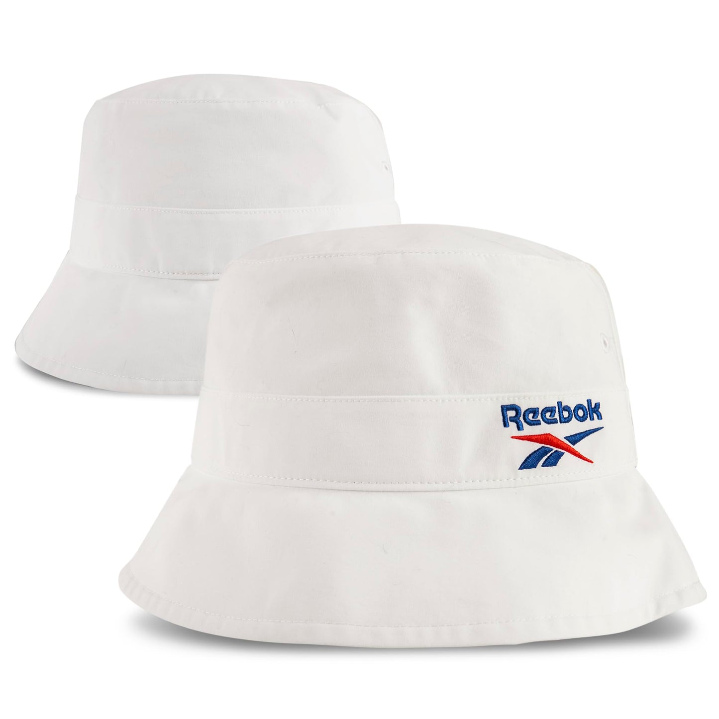 Reebok Classic Bucket Hat | Mens | Womens | Sun Protection | Athletic | Lightweight | Retro | Streetwear - White