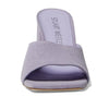 Stuart Weitzman Tia 85 Flareblock Slide Aster 7 B