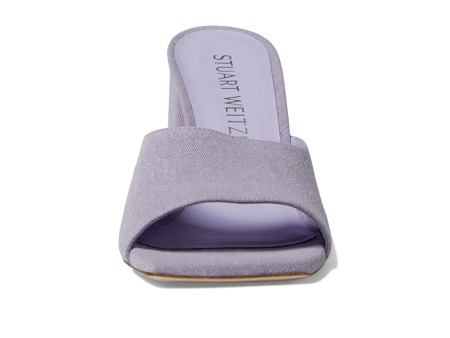 Stuart Weitzman Tia 85 Flareblock Slide Aster 7 B