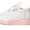 HEYDUDE Kids Womens Sirocco Play Pearl Ombre (Toddler) White/Pink 6 Toddler M