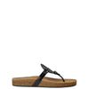 Tory Burch Women's Miller Cloud Sandals, Perfect Black/Natural, 8.5 US