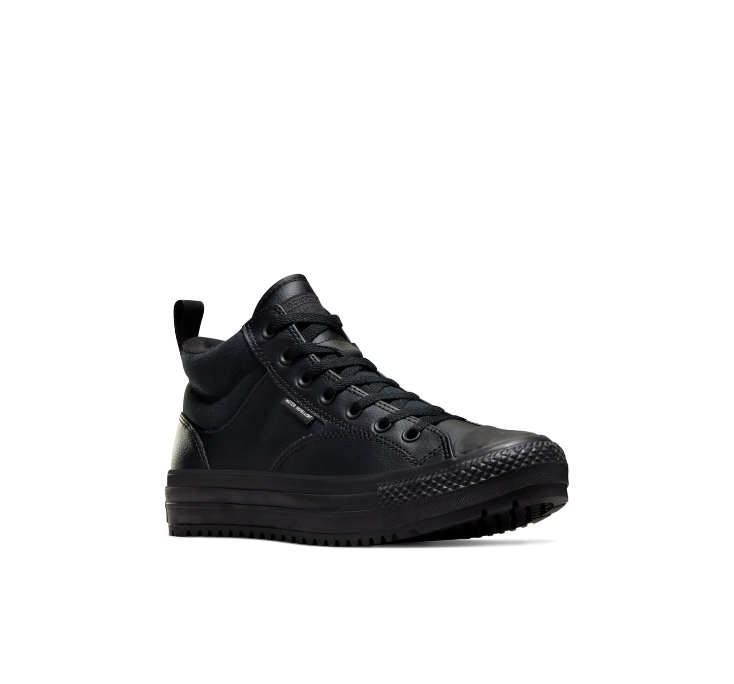 Converse, Unisex, Chuck Taylor All Star Malden Street Mid Top Boots, Black/Black/Black, Men's 6.5, Women's 8.5, Medium