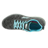Skechers Women's Flex Appeal 2.0, Black/Blue, 8