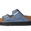 Birkenstock, Women, Papillio by Birkenstock Arizona Platform Sandal - Nubuck, Stone Blue, 5-5.5, Narrow