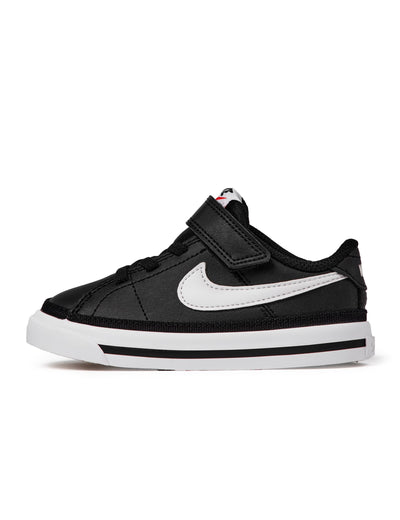 Nike Unisex Kids Court Legacy, Black/White/Gum Light Brown, 7C