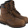 Thorogood V-Series 8” Waterproof Composite Toe Work Boots for Men - Premium Leather with Goodyear Storm Welt, Comfort Insole, and Chevron Traction Outsole; ASTM Rated, Brown Crazyhorse - 12 W US