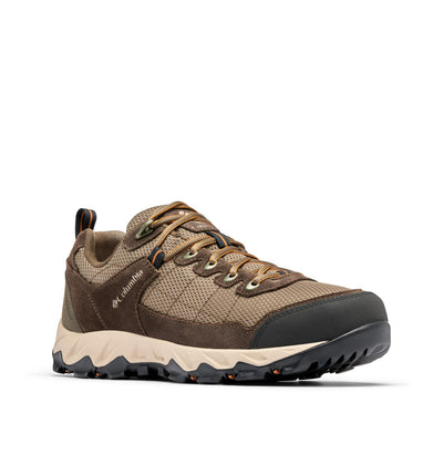 Columbia Men's Valley Pointe Waterproof, Camo Brown/Caramel, 15
