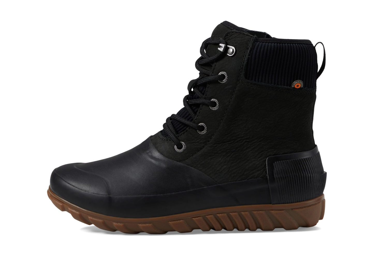 BOGS® Classic Casual Rain Tall Travel Boots for Women – Max-Wick Technology – Textile, Leather, Rubber Upper Black 8 B - Medium