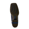 ARIAT Women's Round Up Ruidoso Western Boot, Coastal Blue/Midnight In Marfa Roughout, 11