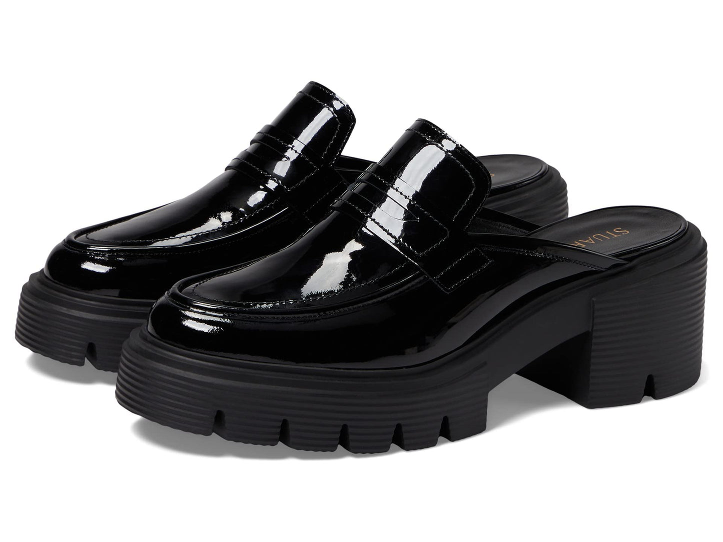 Stuart Weitzman Soho Mule Black 6.5 B