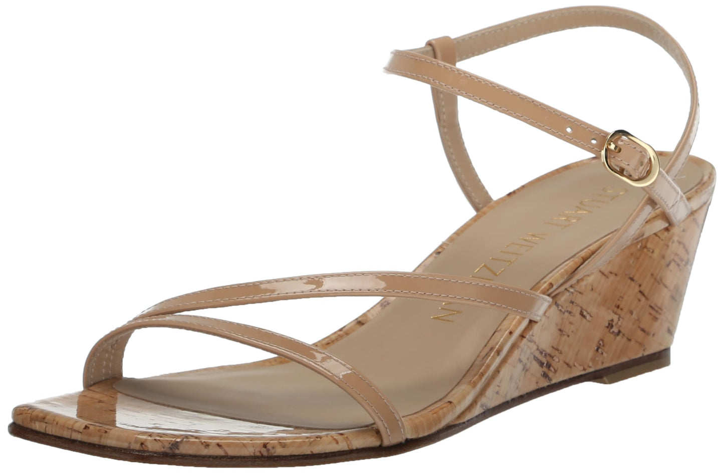 Stuart Weitzman Women's Oasis 50 Wedge Platform, Adobe, 8
