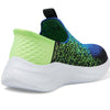 Skechers Kids Boys Ultra Flex 3.0 Sneaker, Black/Blue/Lime, 13, Little Kid